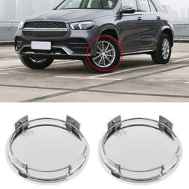 SG Store Pack of 4 74 mm Car Wheel Centre Hub Caps Covers Part Numbers B66470207/B66470200 Wheels Wheel Centre Hub Caps Automotive Parts ABS, Silver