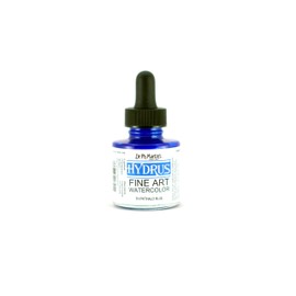 Dr. Ph. Martin's Hydrus Fine Art Watercolor, 1.0 oz, Phthalo Blue (7H) (400250-7H)