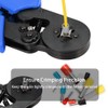 Eacam Ferrule Crimping Tool Kit, Self-adjustable Ratchet Wire Ferrule Crimper
