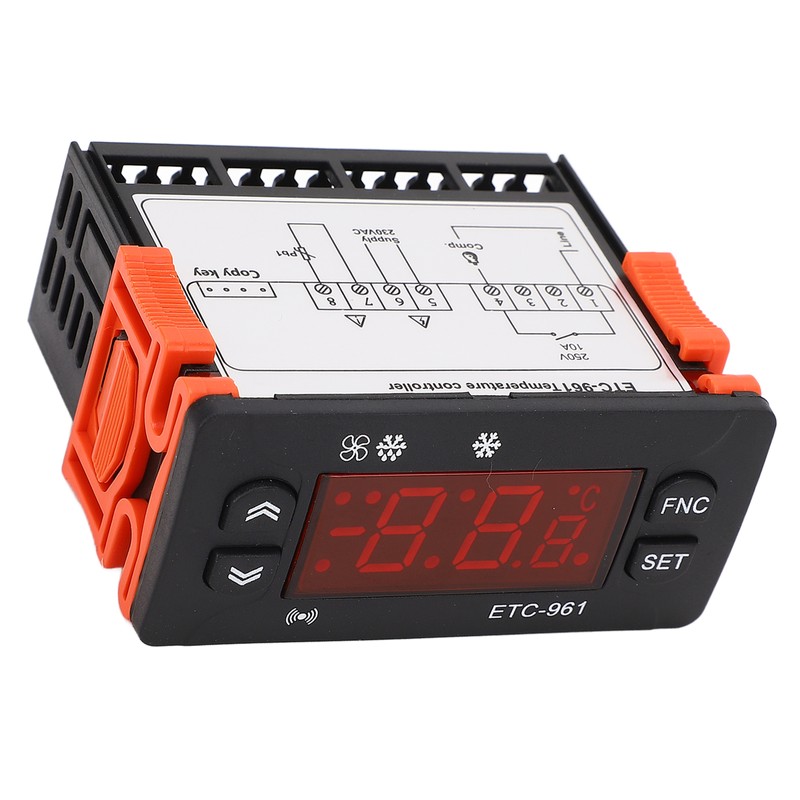 Freezer Temperature Controller Digital External Fahrenheit Celsius Switchable Refrigeration Defrosting