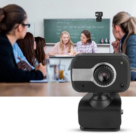 Cámara web USB para computadora portátil, cámara para PC HD de 12 millones de píxeles, micrófono incorporado, rotación de 360 ° para grabación de videollamadas Transmisión en vivo de escritorio
