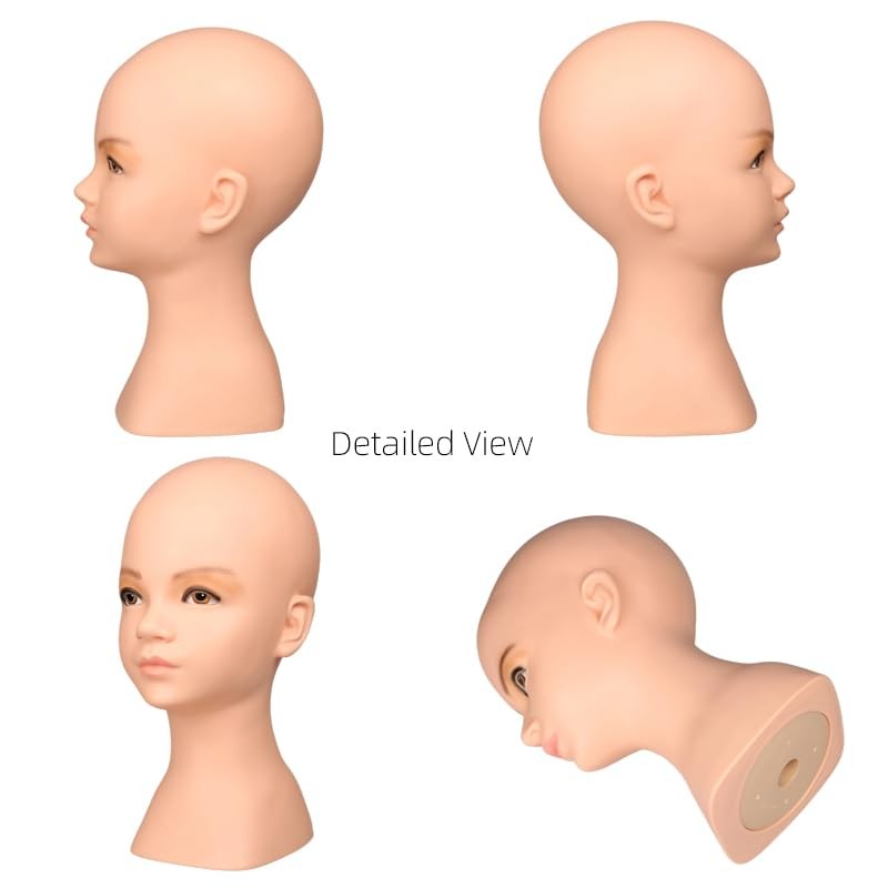 MEAHUS Kids Mannequin Head Display for Hats & Face Paint