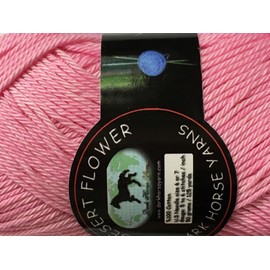 Dark Horse Yarns Desert Flower #836 Pink 100% Mercerized Cotton 50 Gram 125 Yards