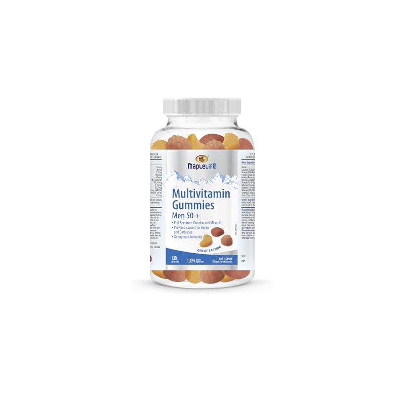 MapleLife Nutrition - Multivitamin Gummies For Men Over 50-130 Gummies