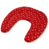 Linseed Neck Pillow with Chambers Hearts Red - Linseed Pillow