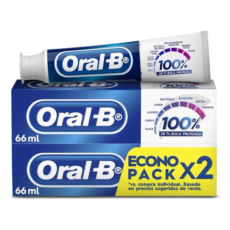 Oral Pasta Dientes 100 Boca Cuidada Unidades
