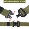 KingMoore Men's Tactical Belt Heavy Duty Webbing Belt Adjustable Military