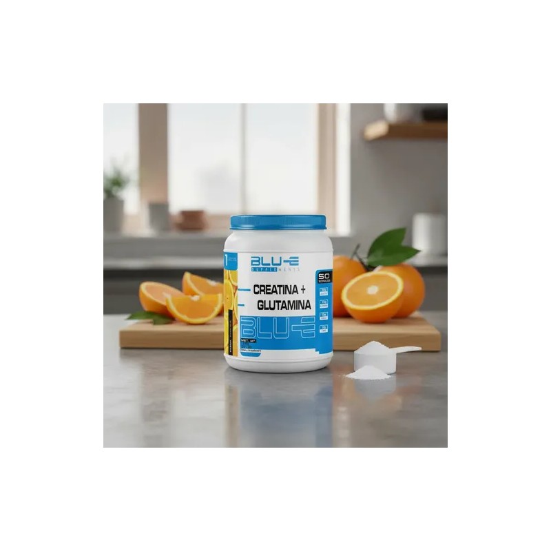 Suplemento Creatina + Glutamina Blu-e 1kg Varios Sabores
