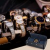 uxcell 3 Slots Leather Watch Travel Case Watch Roll Storage