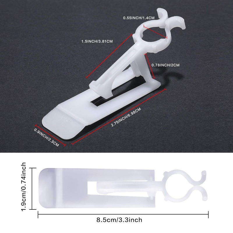 40 Pieces Christmas All-in-One Light Clips Gutter Clip Shingle Clip