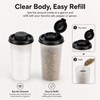 2 Pack 4.75oz Salt and Pepper Shakers with Moisture Proof