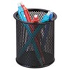 Q-Connect Pen Cup Metal Black (office Set) / Small Office