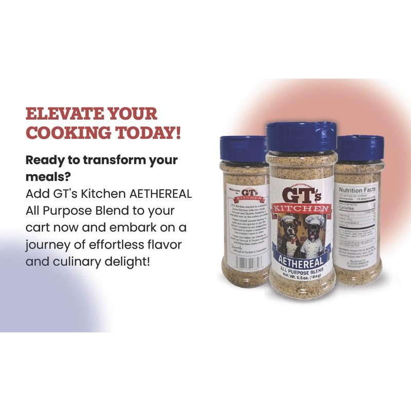 GT’s Kitchen All-Purpose Seasoning Blend – Savory Meat & Vegetable