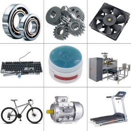 GENNEL 50grams High Performance Spindle Lubricating Oil, Bearing Grease Paste, Low/High Temperature Bicycle Grease for PC Bearing Fan Electric Motor Gear Keyboard Switch