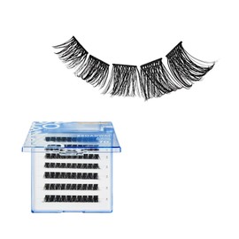 Broadway Lash Clusters, 9-16mm 70 pcs Assorted Volume False Eyelashes, Customizable DIY Individual Lash Extensions for Beginners, Lightweight & Comfortable Wide Band, Great for Everyday Glam