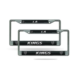 Rico Industries Los Angeles Kings Chrome Metal License Plate Frame - Set of 2 Frames