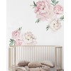 Peony Flowers Wall Sticker - Vintage Pink - by Simple
