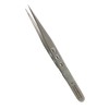 Set of 8 Precision Tweezers with Fine Tips Lightweight Perforated