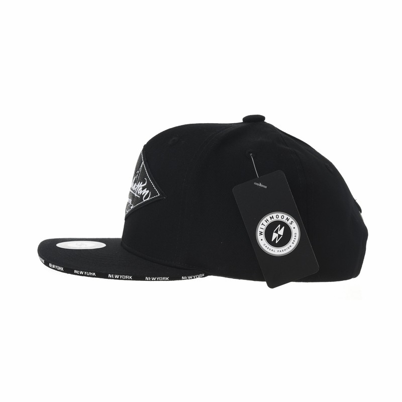 Whimoons TR2934 Hat, 100% Cotton, Straight Cap with Manhattan Logo,