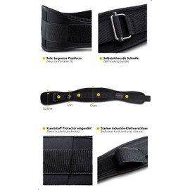 Fitgriff® Weight Lifting Belt V2 – Weight Lifting Belt for Men and Women – for Bodybuilding, Strength Training, Crossfit Training, Weightlifting Belt, for Gym Workouts, xl