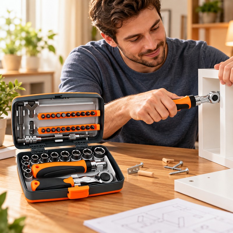 38-in-1 Ratchet Screwdriver Set – Labor-Saving Multipurpose Hand Tool Kit