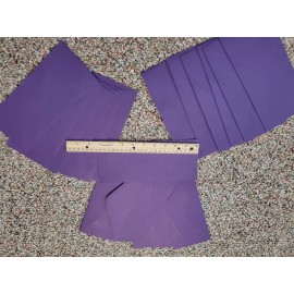 16 Dark Purple Mailing Envelopes 9 Inches Wide