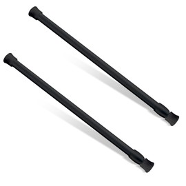 2pcs Window Bars Security, 11.8 Inch Adjustable Sliding Door Guard Fixed Window Guard Door Security Devices Window Guards for Enhanced Safety (Black)