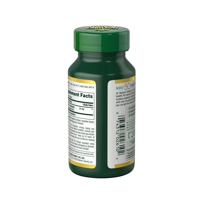 Probiotic Acidophilus 100 Millones De Lactobacillus 120 Tabs
