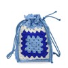 LUNIQO Handmade Crochet Crossbody Bag for Women Woven Shoulder Handbag