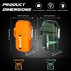 LcFun 2 Pack Waterproof Lighters, Outdoor Windproof Torch Lighters Butane