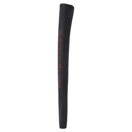 STUDIO CRAFTED 0 Putts Given - Agarre para putter estilo pistola (negro/rojo, 11 pulgadas, 80 g)