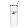 Hiller UH-12 Stainless Steel Water Tumbler with straw - 20oz.