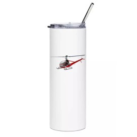Hiller UH-12 Stainless Steel Water Tumbler with straw - 20oz.
