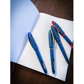 Schneider One Business Rollerball Pen, 0.6 mm Ultra-Smooth Tip, Blue Barrel, Blue Ink, Blister Pack of 1 Pen (78303)