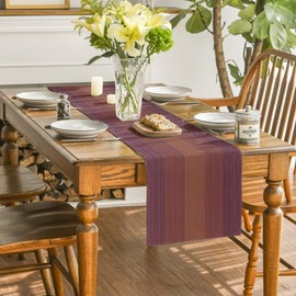 Table Runner Red Linen Colourful 40 x 140 cm Outdoor Table Runner Washable Linen Look Spring Modern Vintage Runner Table Country House Style Decoration for Dining Table Party Wedding Picnics Coffee