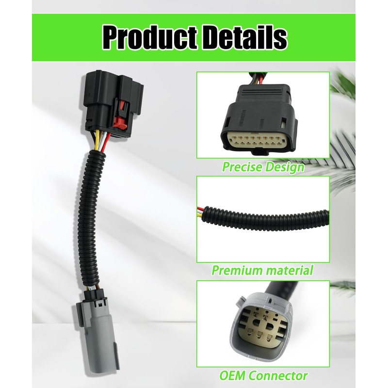 2PCS Halogen to LED Taillight Conversion Harness Kit Fits for