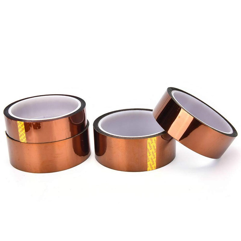 BE-TOOL High Temperature Tape, 5PCS Heat Resistant High Temperature Kapton