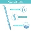 sourcing map 2pcs Glass Cuticle Pusher Tool Dual Ended Crystal