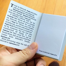 Vongsado 24 Pads Jehovah Witness Bible Sticky Notes Accessories Gifts Idea Verses of Ministry Supplies Notebook - for JW Jehovah's Witnesses JW.org Pioneer Convention Kids Women Men (P24)