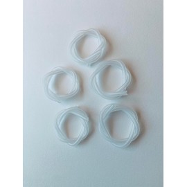 Jura Parts Accessories, Corporate Value Pack - 5 Each of these parts: Milk Hose Tube (36 cm), Connectors: #72249, 69490, 63634 & Rubber. Gaskets: #65818 blk, 63162 clear