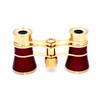 Finissimo Optics 3x25 Traditional Burgundy Opera Glasses / Theater Binoculars