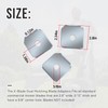 HQPARRTS 3PCS X- Blade Dual Mulching Blade Adapters Kit w/o