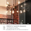 LVWIT ST21 LED Filament Bulb 7W(60 Watt Equivalent) Dimmable 2700K
