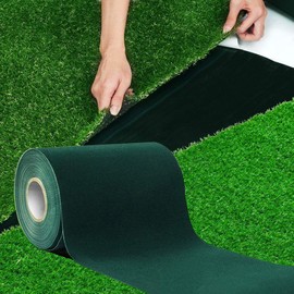 LMHOME Artificial Grass Turf Tape,Artificial Grass Seam Tape Self Adhesive for Lawn,Turf,Carpet Jointing(Green Single-Sided,6Inx16Ft)