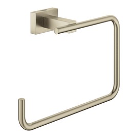 GROHE 40510GN1 Essentials Cube Towel Ring, Brushed Cool Sunrise