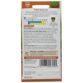 Mr Fothergill's Mr Fothergill's 13124 Vegetable Seeds, CRESS American Land