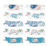 Nasogastric or Oxygen Tube precut Adhesive Tape Ocean Mix x