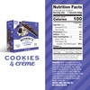 Nonni's Cookies & Crème Biscotti, Rich Dark Cocoa Cookie with