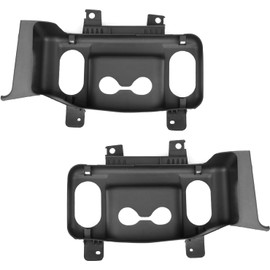 Front Bumper Tow Hook Trim Cover Panels Compatible with Fo-rd F-250 F-350 F-450 F-550 Super Duty 2017-2019 Replacement HC3Z8311H,HC3Z8310G Pair Left and Right