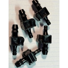 Liberty 25 PACK Maple Sap Tubing Fittings- REDUCER Straight Connector for 3/16" to 5/16"